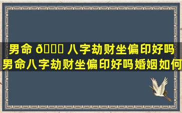 男命 🐝 八字劫财坐偏印好吗「男命八字劫财坐偏印好吗婚姻如何」